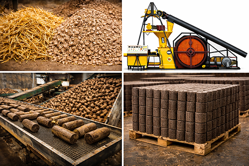 agricultural waste recycling machines